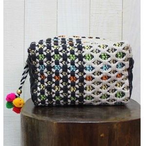 Multi patterned makeup bag